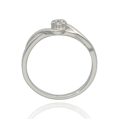 Fehér arany gyűrű 52-es méret (W022-B-0,04-52)